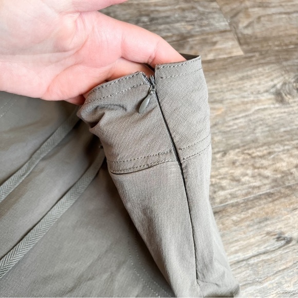 Green Tea Olive Green Athletic Skort Tennis Drawstring Skirt Medium - Picture 6 of 9